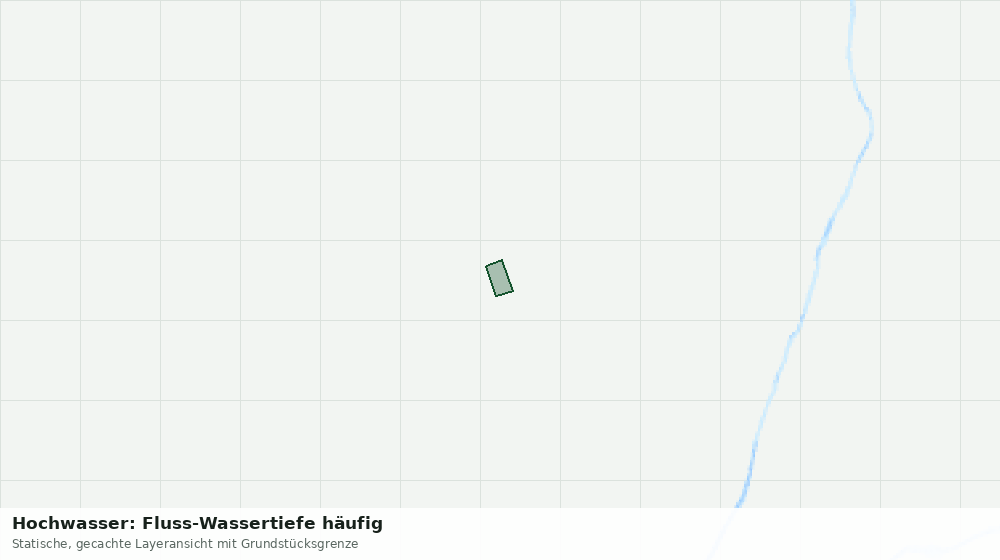 Statische Kartenansicht: Hochwasser: Fluss-Wassertiefe häufig