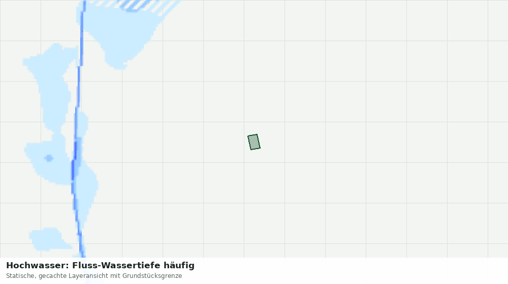 Statische Kartenansicht: Hochwasser: Fluss-Wassertiefe häufig
