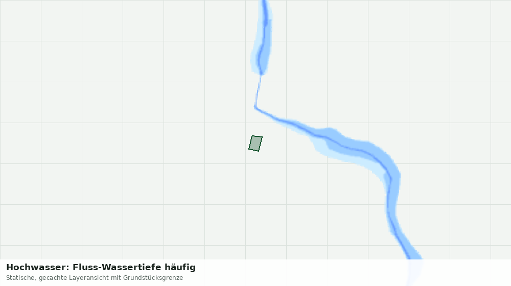 Statische Kartenansicht: Hochwasser: Fluss-Wassertiefe häufig
