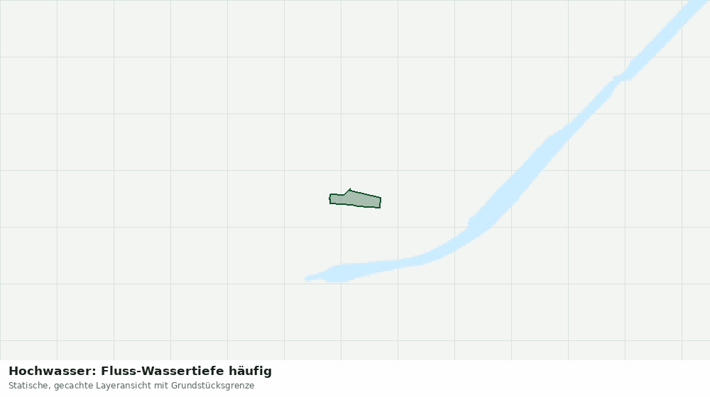 Statische Kartenansicht: Hochwasser: Fluss-Wassertiefe häufig