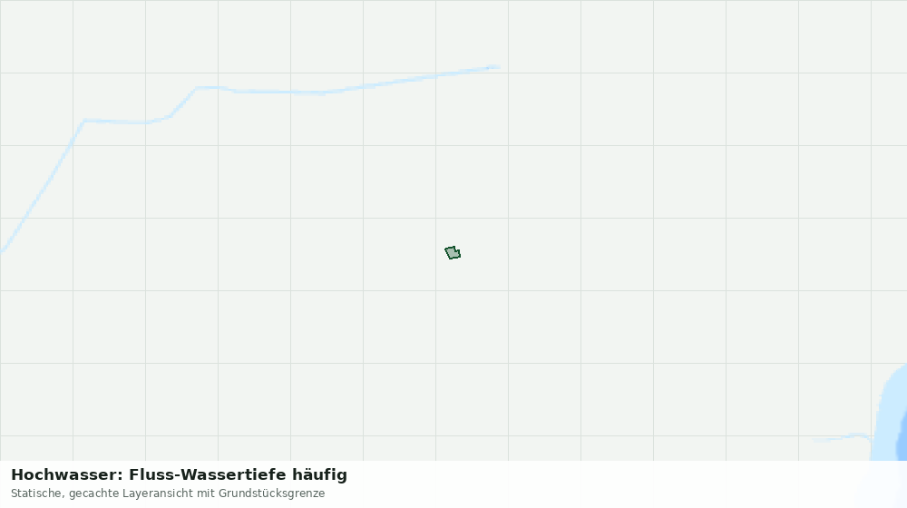 Statische Kartenansicht: Hochwasser: Fluss-Wassertiefe häufig
