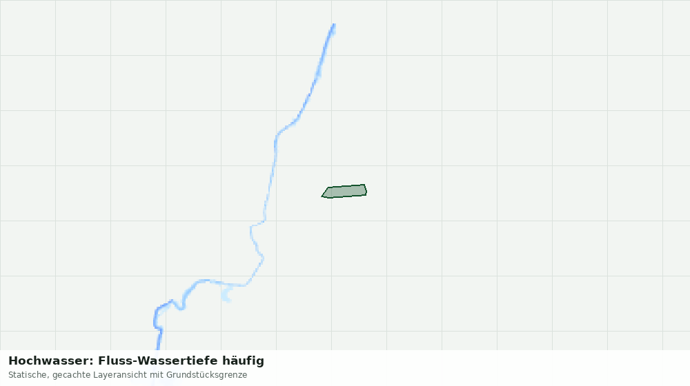 Statische Kartenansicht: Hochwasser: Fluss-Wassertiefe häufig