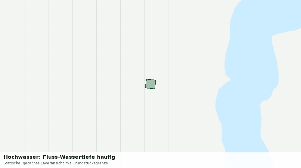Statische Kartenansicht: Hochwasser: Fluss-Wassertiefe häufig