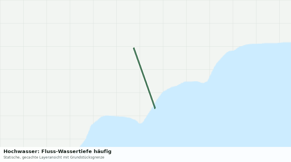 Statische Kartenansicht: Hochwasser: Fluss-Wassertiefe häufig