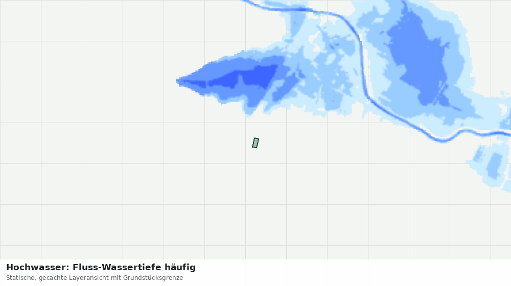 Statische Kartenansicht: Hochwasser: Fluss-Wassertiefe häufig