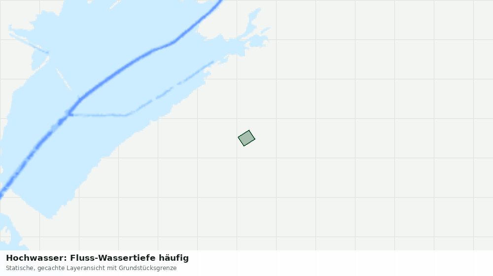 Statische Kartenansicht: Hochwasser: Fluss-Wassertiefe häufig