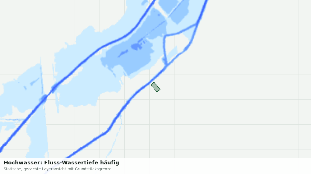 Statische Kartenansicht: Hochwasser: Fluss-Wassertiefe häufig