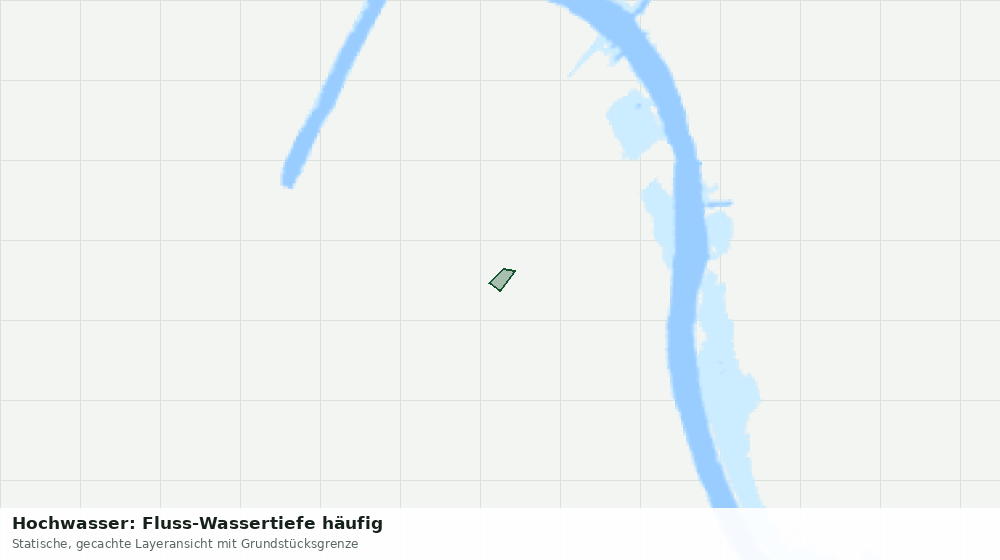 Statische Kartenansicht: Hochwasser: Fluss-Wassertiefe häufig