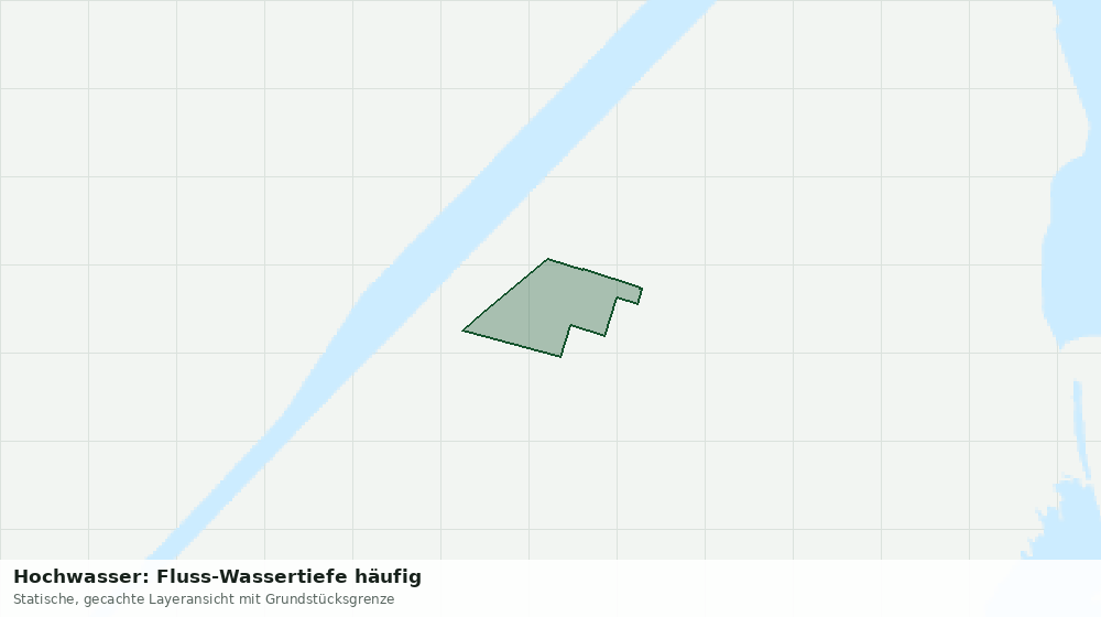 Statische Kartenansicht: Hochwasser: Fluss-Wassertiefe häufig