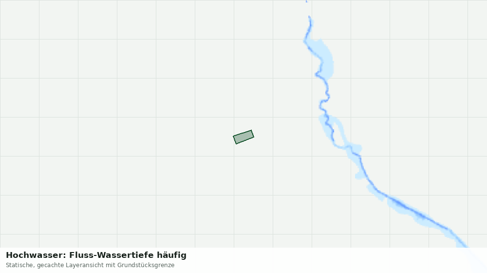 Statische Kartenansicht: Hochwasser: Fluss-Wassertiefe häufig