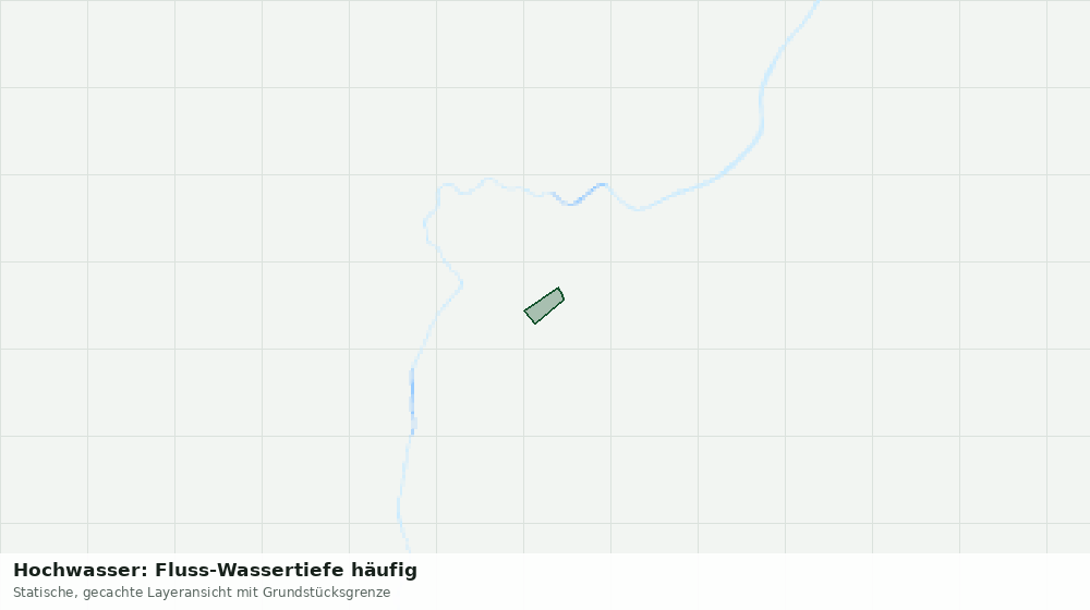 Statische Kartenansicht: Hochwasser: Fluss-Wassertiefe häufig