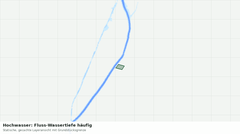 Statische Kartenansicht: Hochwasser: Fluss-Wassertiefe häufig