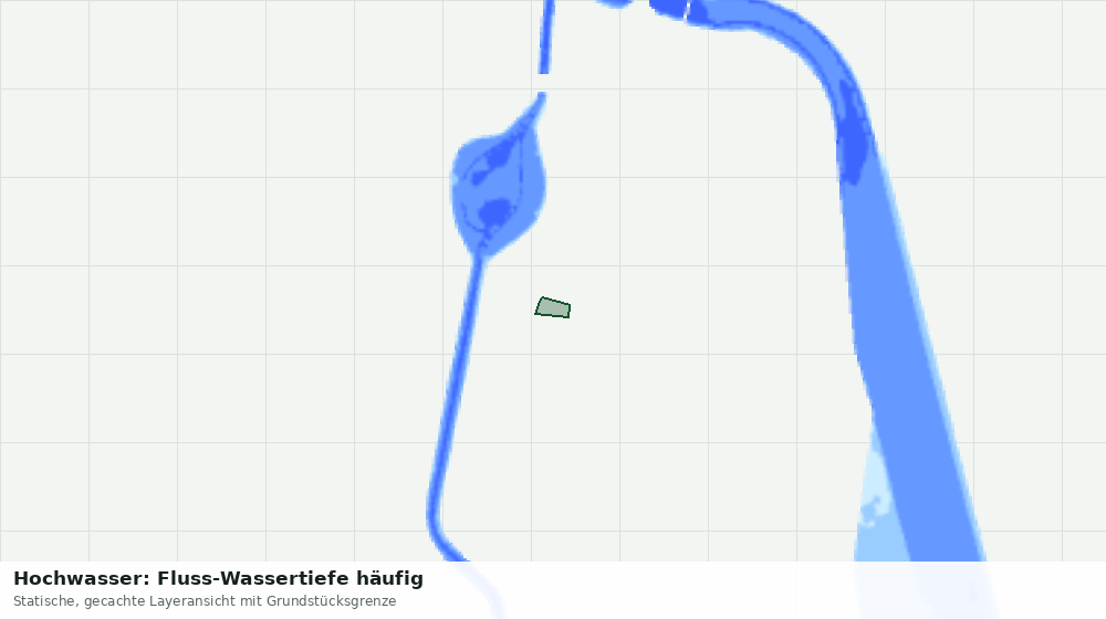 Statische Kartenansicht: Hochwasser: Fluss-Wassertiefe häufig