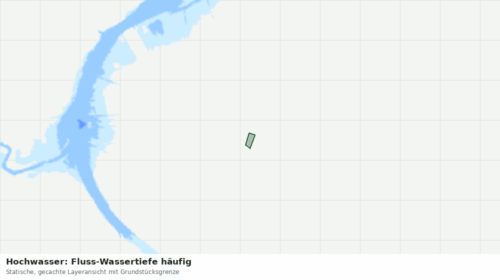 Statische Kartenansicht: Hochwasser: Fluss-Wassertiefe häufig