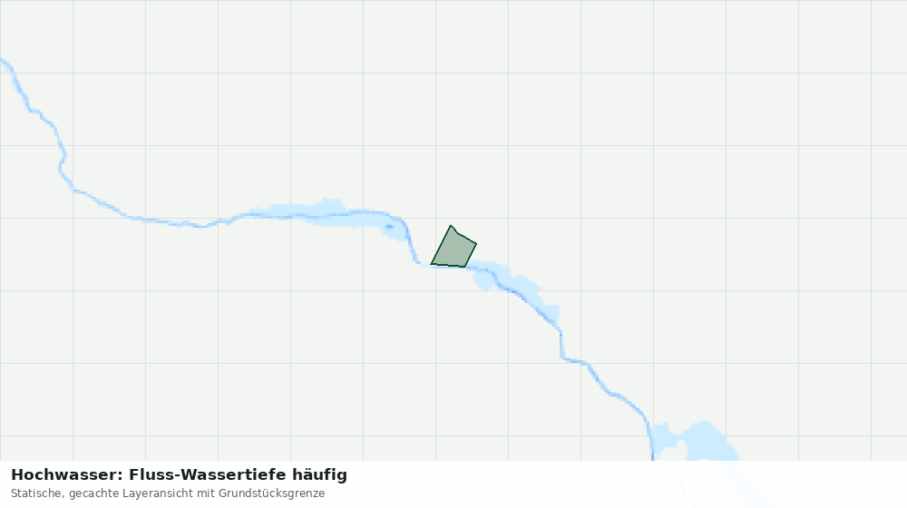 Statische Kartenansicht: Hochwasser: Fluss-Wassertiefe häufig