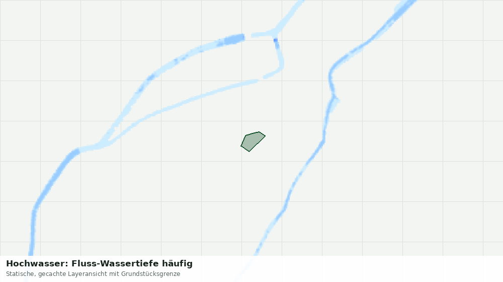 Statische Kartenansicht: Hochwasser: Fluss-Wassertiefe häufig