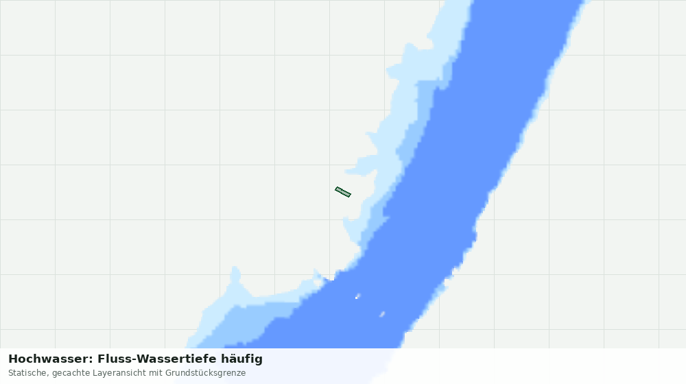 Statische Kartenansicht: Hochwasser: Fluss-Wassertiefe häufig