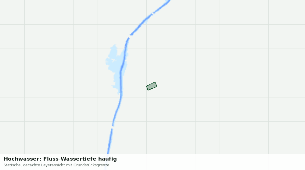 Statische Kartenansicht: Hochwasser: Fluss-Wassertiefe häufig
