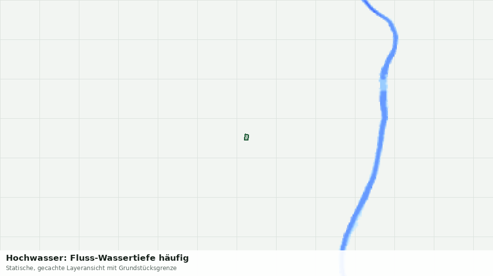 Statische Kartenansicht: Hochwasser: Fluss-Wassertiefe häufig