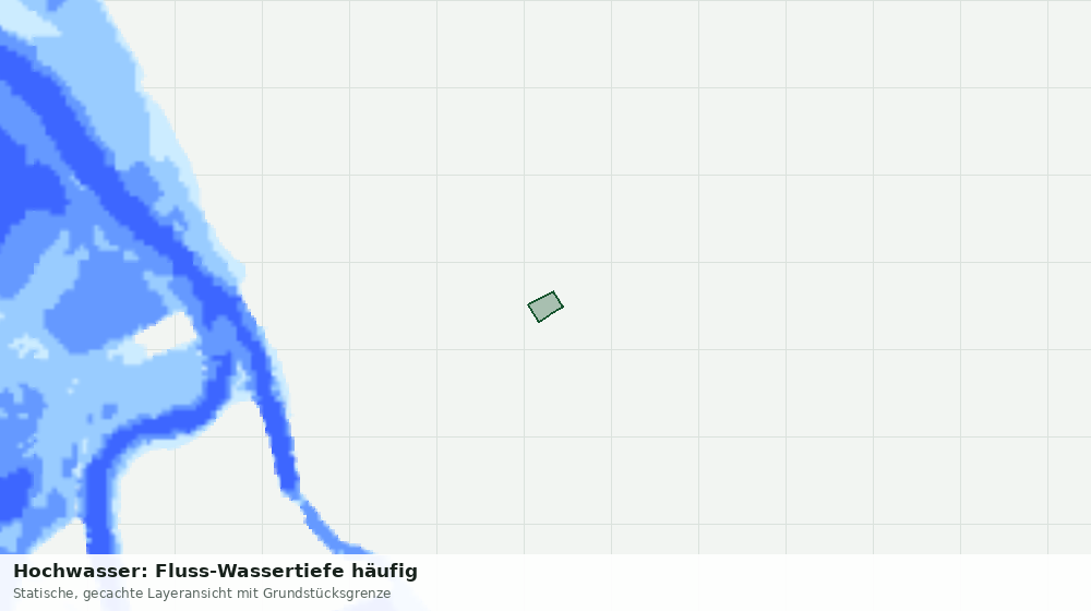 Statische Kartenansicht: Hochwasser: Fluss-Wassertiefe häufig