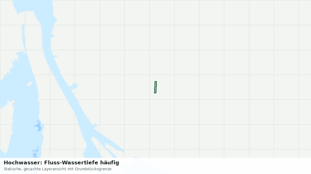 Statische Kartenansicht: Hochwasser: Fluss-Wassertiefe häufig