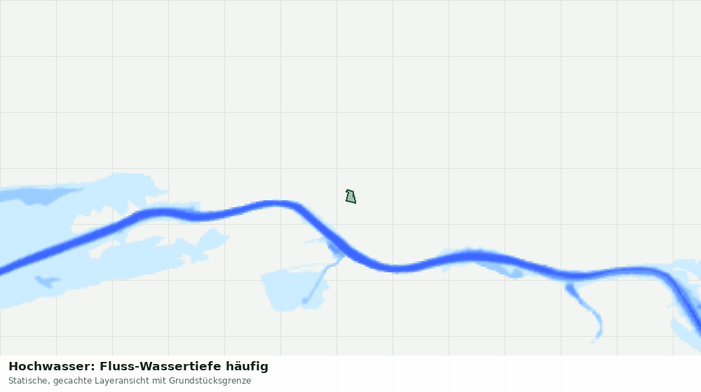 Statische Kartenansicht: Hochwasser: Fluss-Wassertiefe häufig