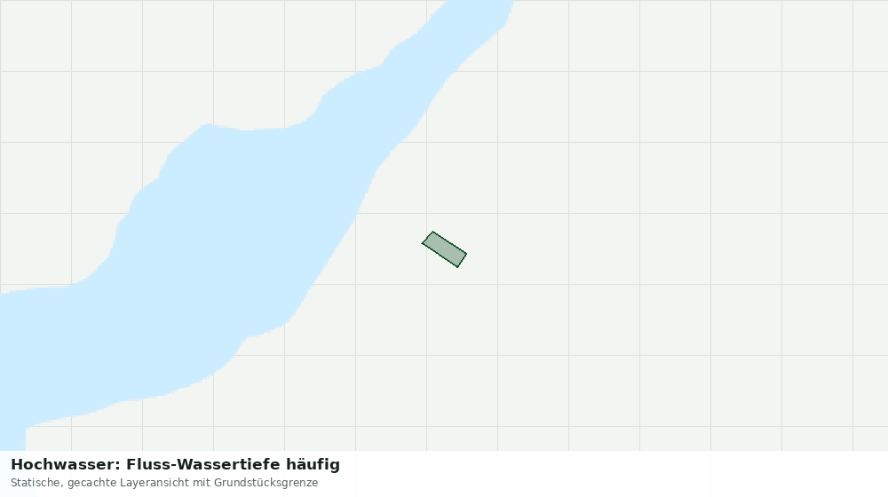 Statische Kartenansicht: Hochwasser: Fluss-Wassertiefe häufig
