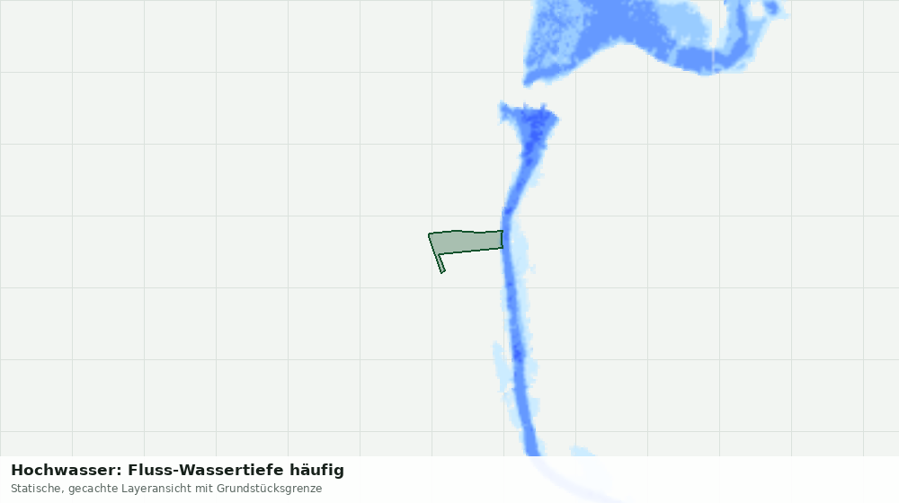 Statische Kartenansicht: Hochwasser: Fluss-Wassertiefe häufig