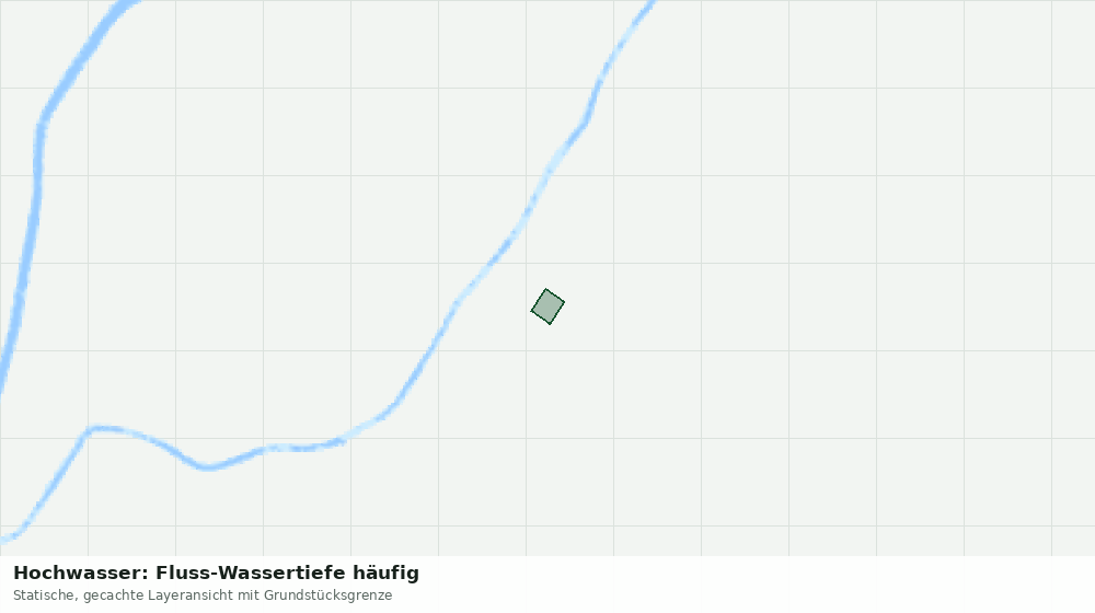 Statische Kartenansicht: Hochwasser: Fluss-Wassertiefe häufig
