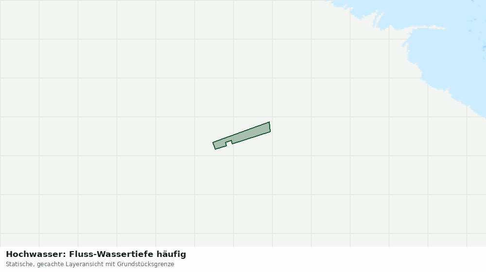 Statische Kartenansicht: Hochwasser: Fluss-Wassertiefe häufig