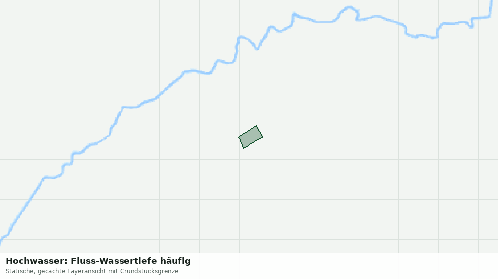 Statische Kartenansicht: Hochwasser: Fluss-Wassertiefe häufig
