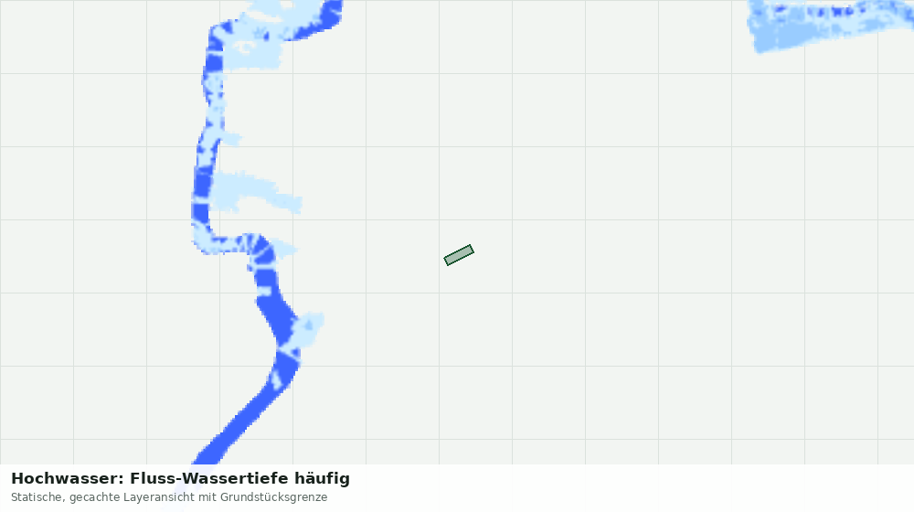 Statische Kartenansicht: Hochwasser: Fluss-Wassertiefe häufig