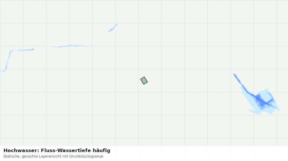 Statische Kartenansicht: Hochwasser: Fluss-Wassertiefe häufig