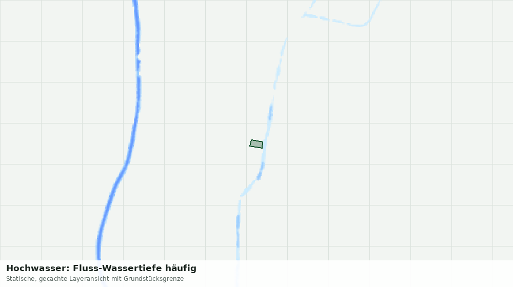 Statische Kartenansicht: Hochwasser: Fluss-Wassertiefe häufig