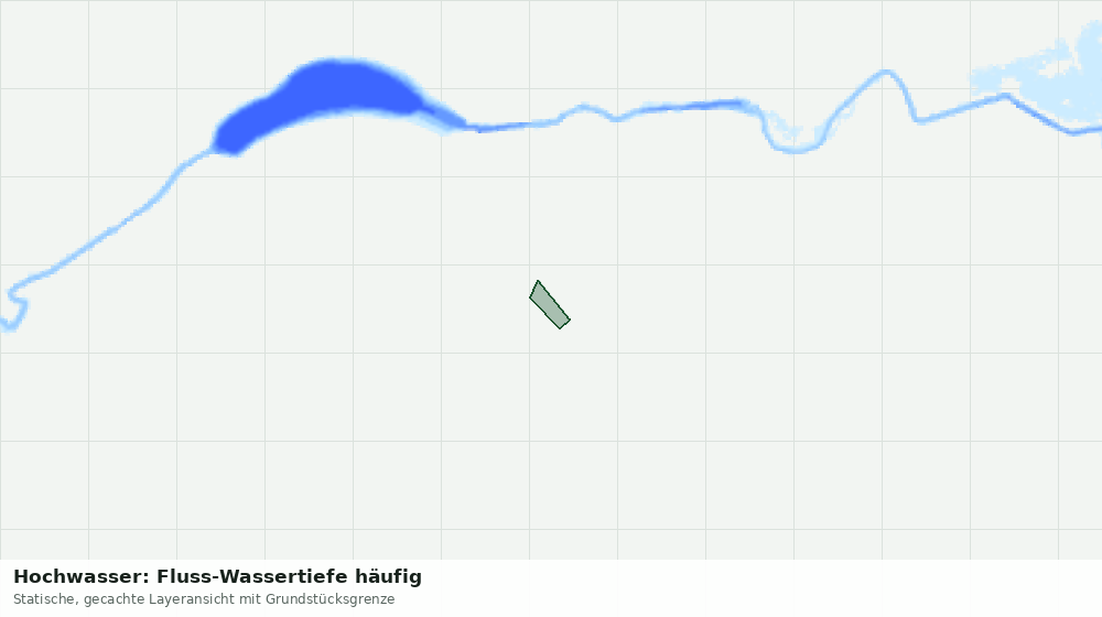 Statische Kartenansicht: Hochwasser: Fluss-Wassertiefe häufig