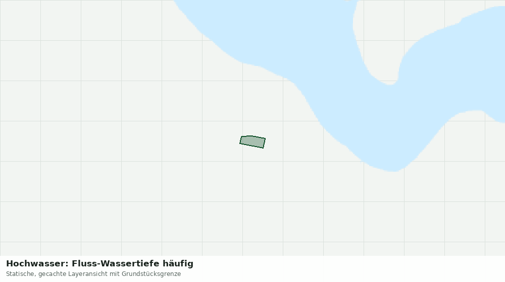 Statische Kartenansicht: Hochwasser: Fluss-Wassertiefe häufig