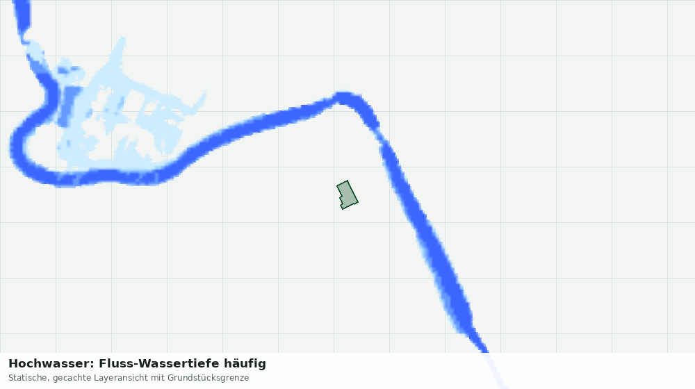 Statische Kartenansicht: Hochwasser: Fluss-Wassertiefe häufig