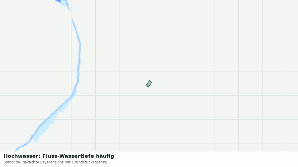 Statische Kartenansicht: Hochwasser: Fluss-Wassertiefe häufig