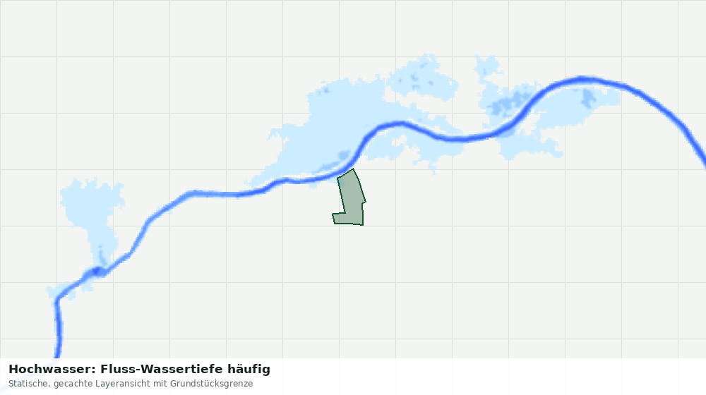 Statische Kartenansicht: Hochwasser: Fluss-Wassertiefe häufig
