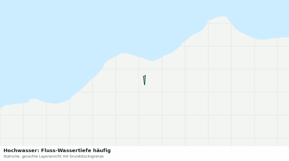 Statische Kartenansicht: Hochwasser: Fluss-Wassertiefe häufig