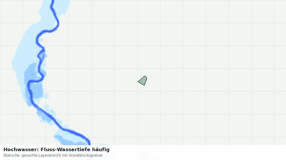 Statische Kartenansicht: Hochwasser: Fluss-Wassertiefe häufig