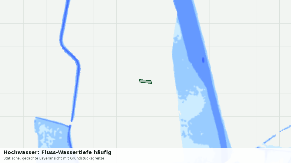 Statische Kartenansicht: Hochwasser: Fluss-Wassertiefe häufig