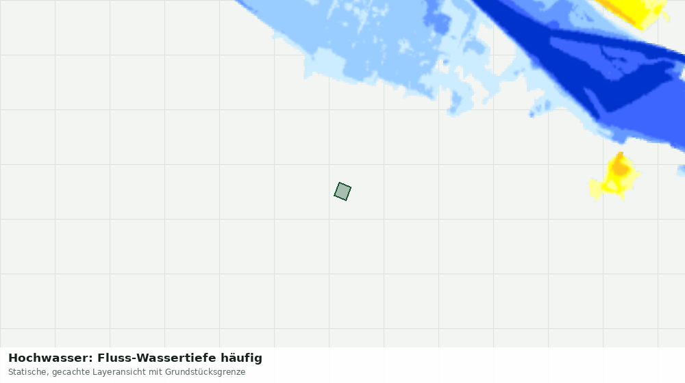 Statische Kartenansicht: Hochwasser: Fluss-Wassertiefe häufig