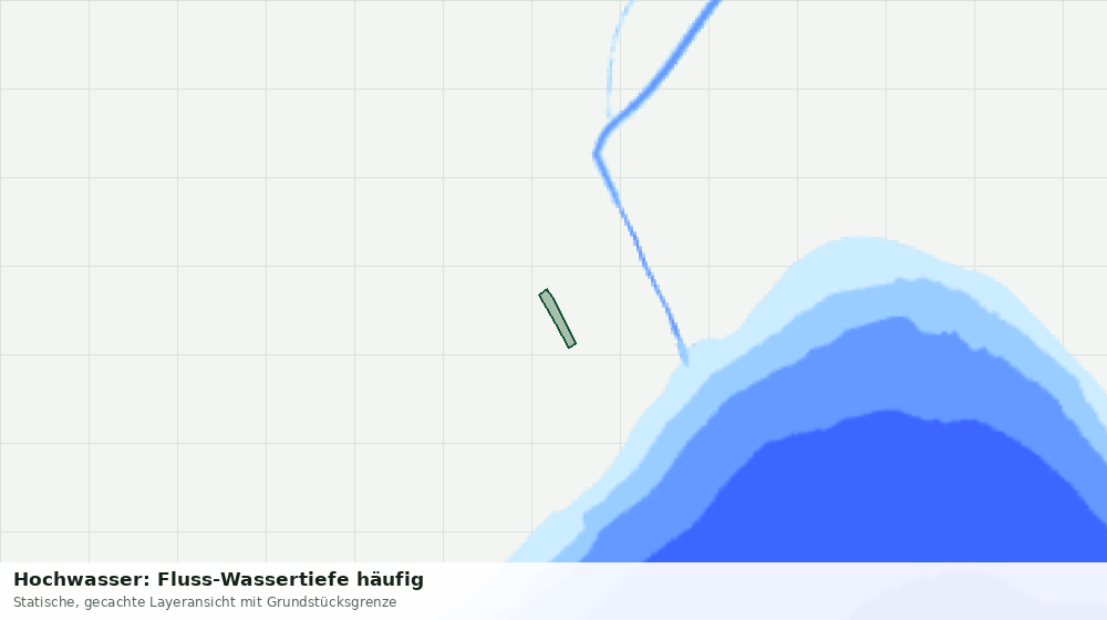 Statische Kartenansicht: Hochwasser: Fluss-Wassertiefe häufig