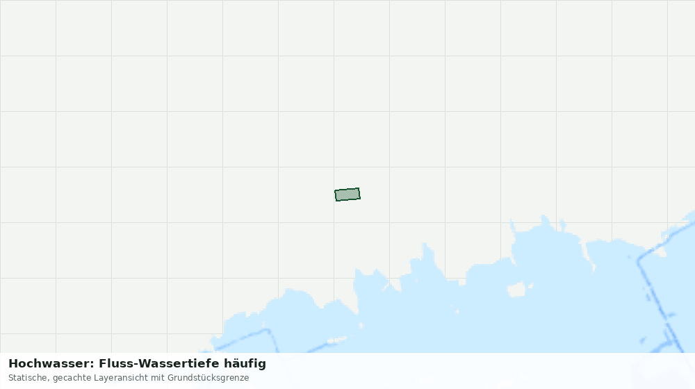 Statische Kartenansicht: Hochwasser: Fluss-Wassertiefe häufig
