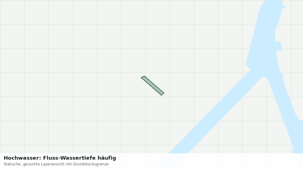 Statische Kartenansicht: Hochwasser: Fluss-Wassertiefe häufig