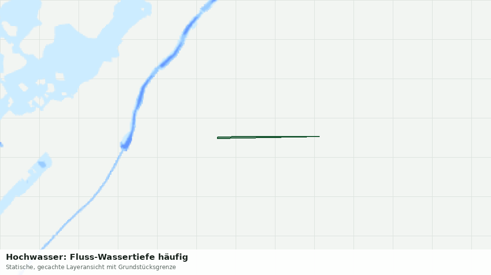Statische Kartenansicht: Hochwasser: Fluss-Wassertiefe häufig