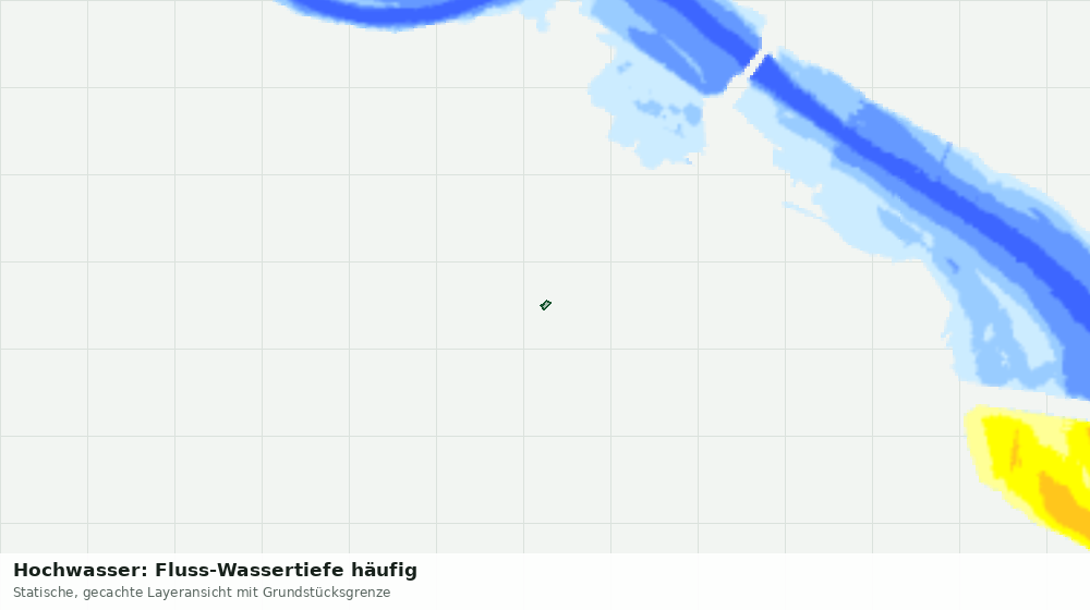 Statische Kartenansicht: Hochwasser: Fluss-Wassertiefe häufig