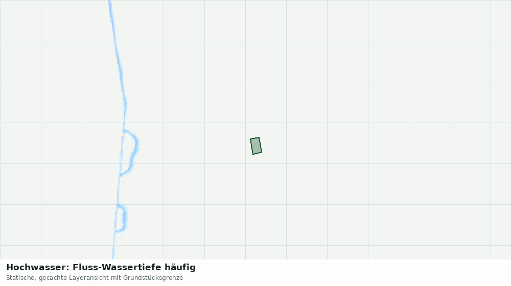 Statische Kartenansicht: Hochwasser: Fluss-Wassertiefe häufig