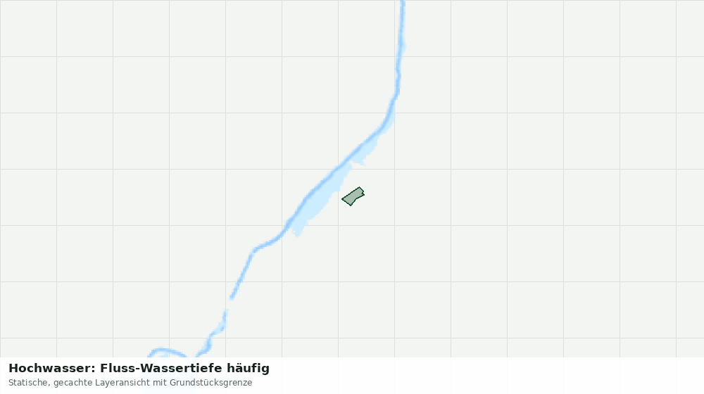 Statische Kartenansicht: Hochwasser: Fluss-Wassertiefe häufig